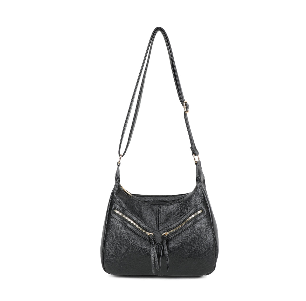 Large Double Tassel Crossbody Bag