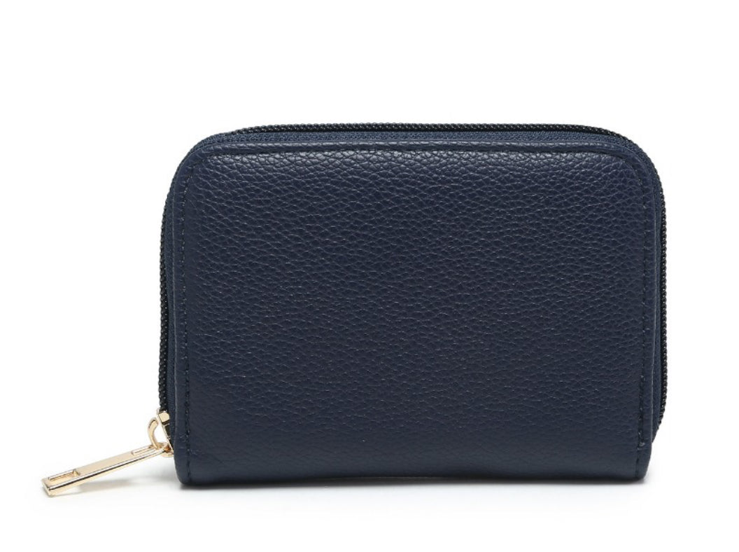 Plain Single Zip Coin Purse