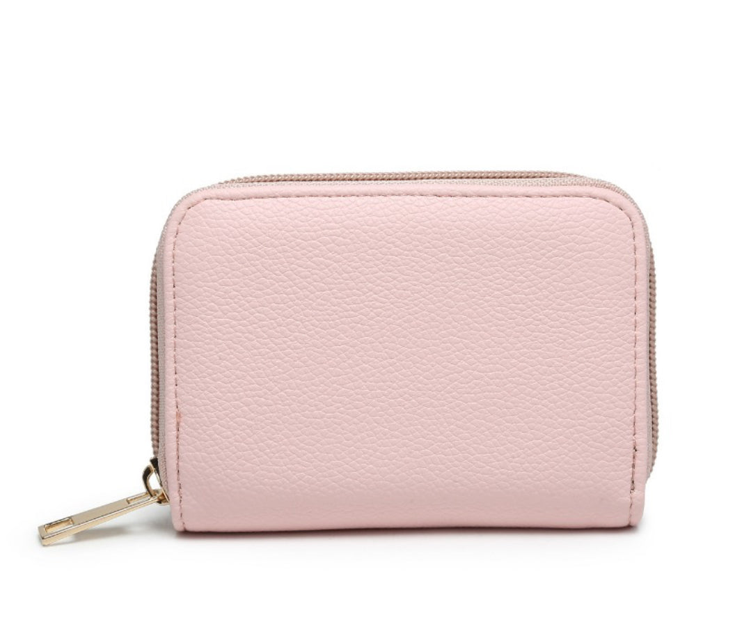 Plain Single Zip Coin Purse