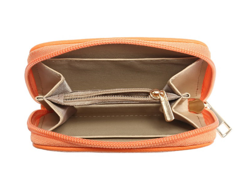 Plain Single Zip Coin Purse