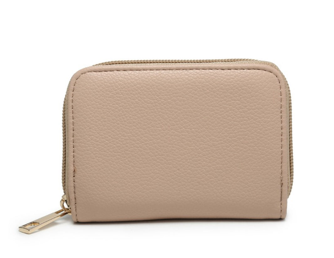 Plain Single Zip Coin Purse