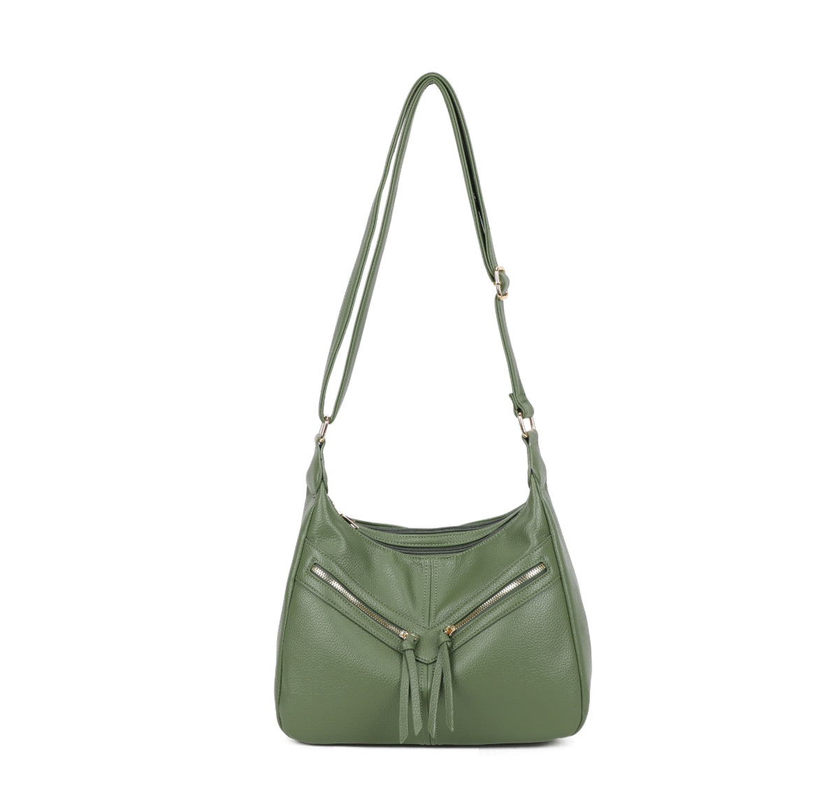 Large Double Tassel Crossbody Bag