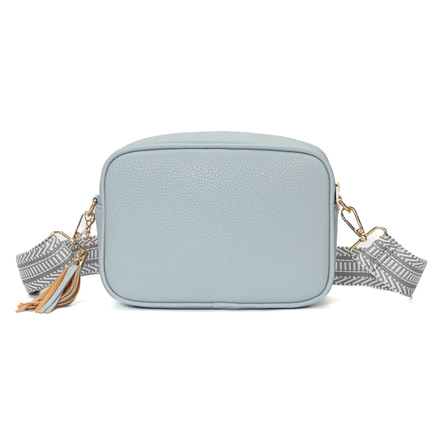 Single Zip Tassel Crossbody Bag