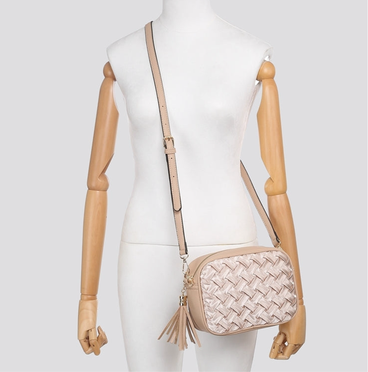 Woven Style Crossbody Bag