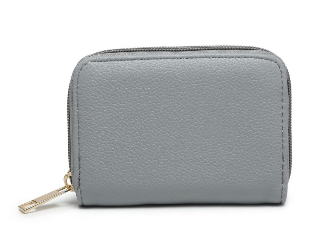 Plain Single Zip Coin Purse