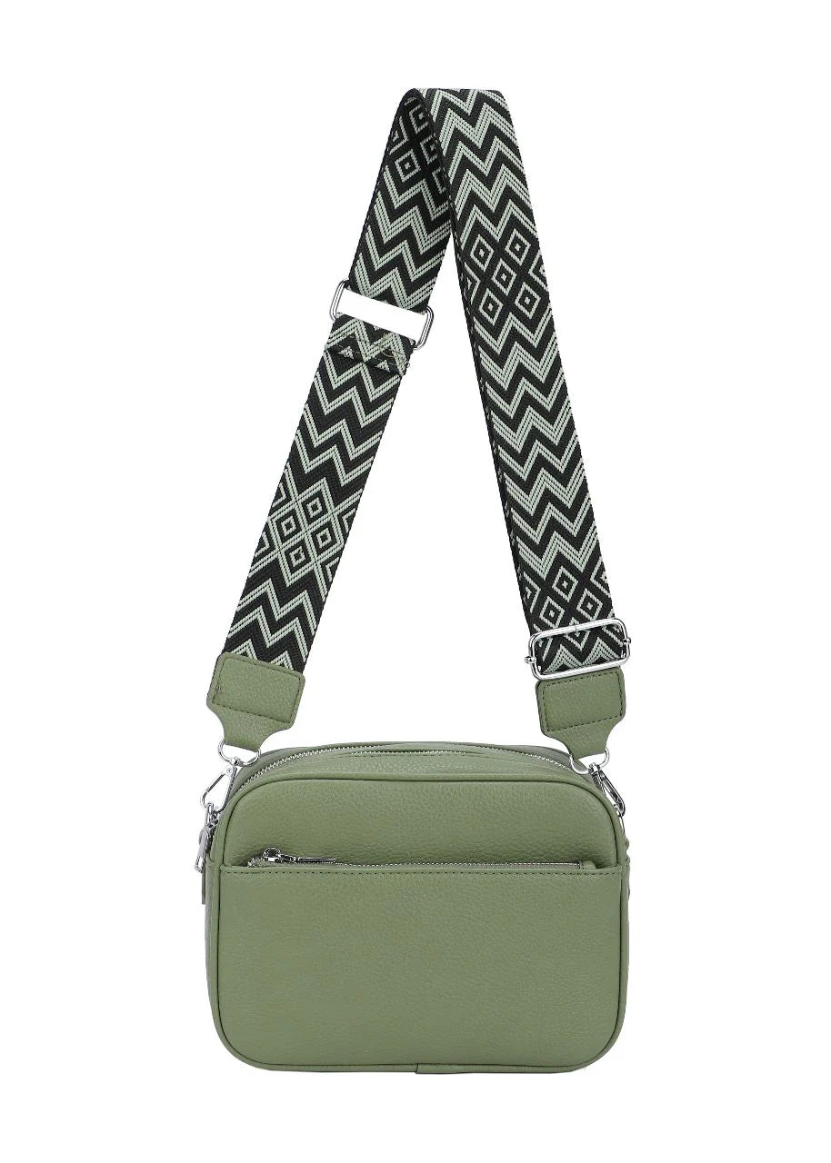 Double Zip Crossbody Bag