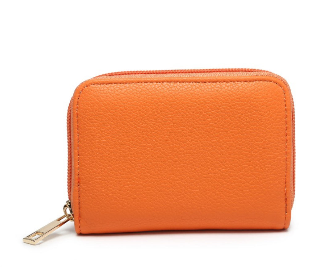 Plain Single Zip Coin Purse