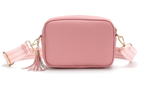 Single Zip Tassel Crossbody Bag