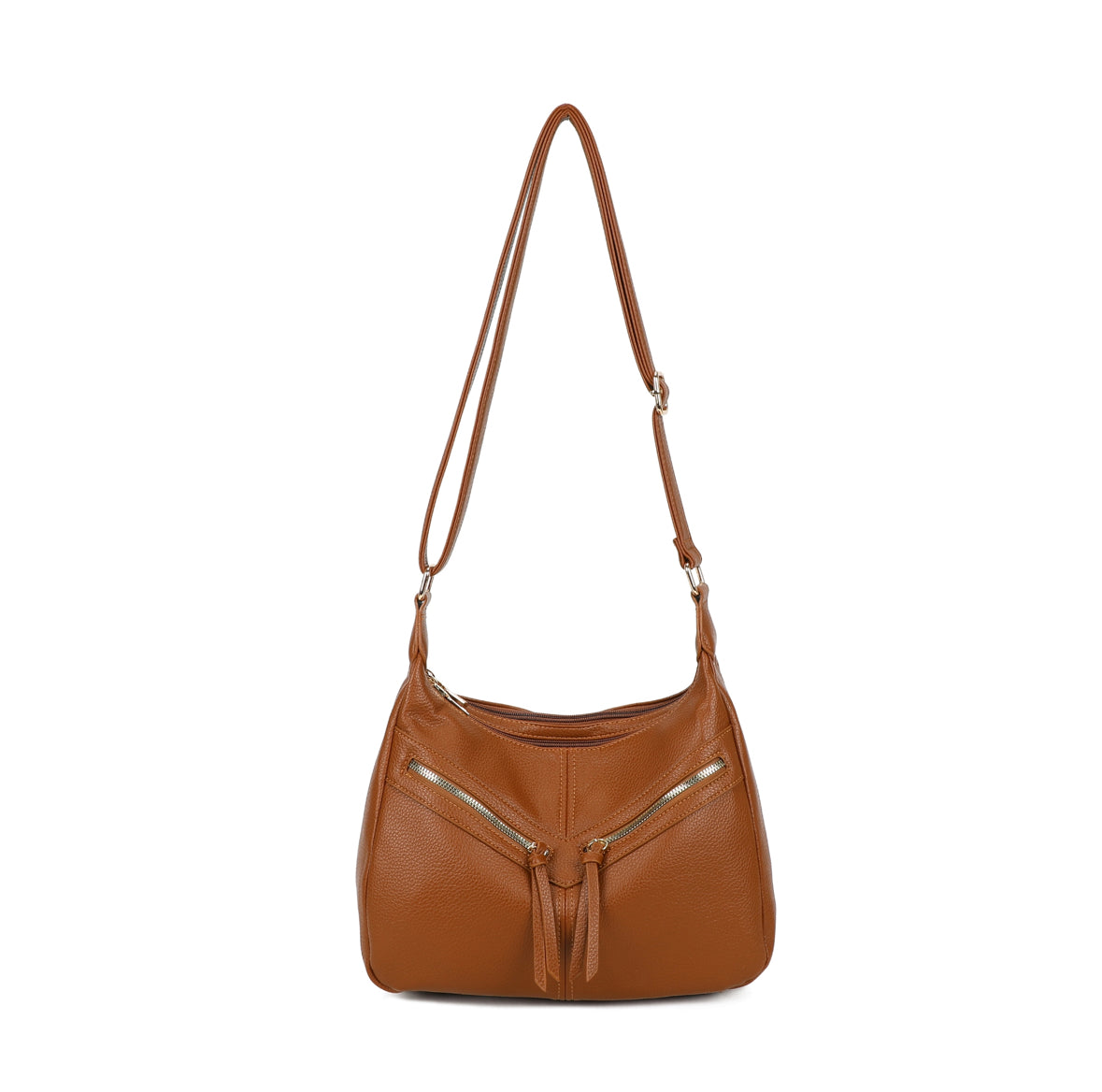 Large Double Tassel Crossbody Bag