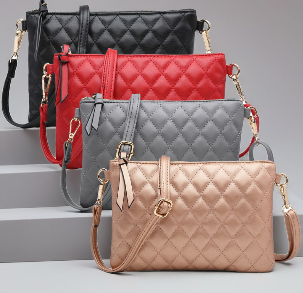 Quilted Mini Crossbody Bag – Glamour House Fashion Quilted Mini Crossbody Bag – Glamour House Fashion