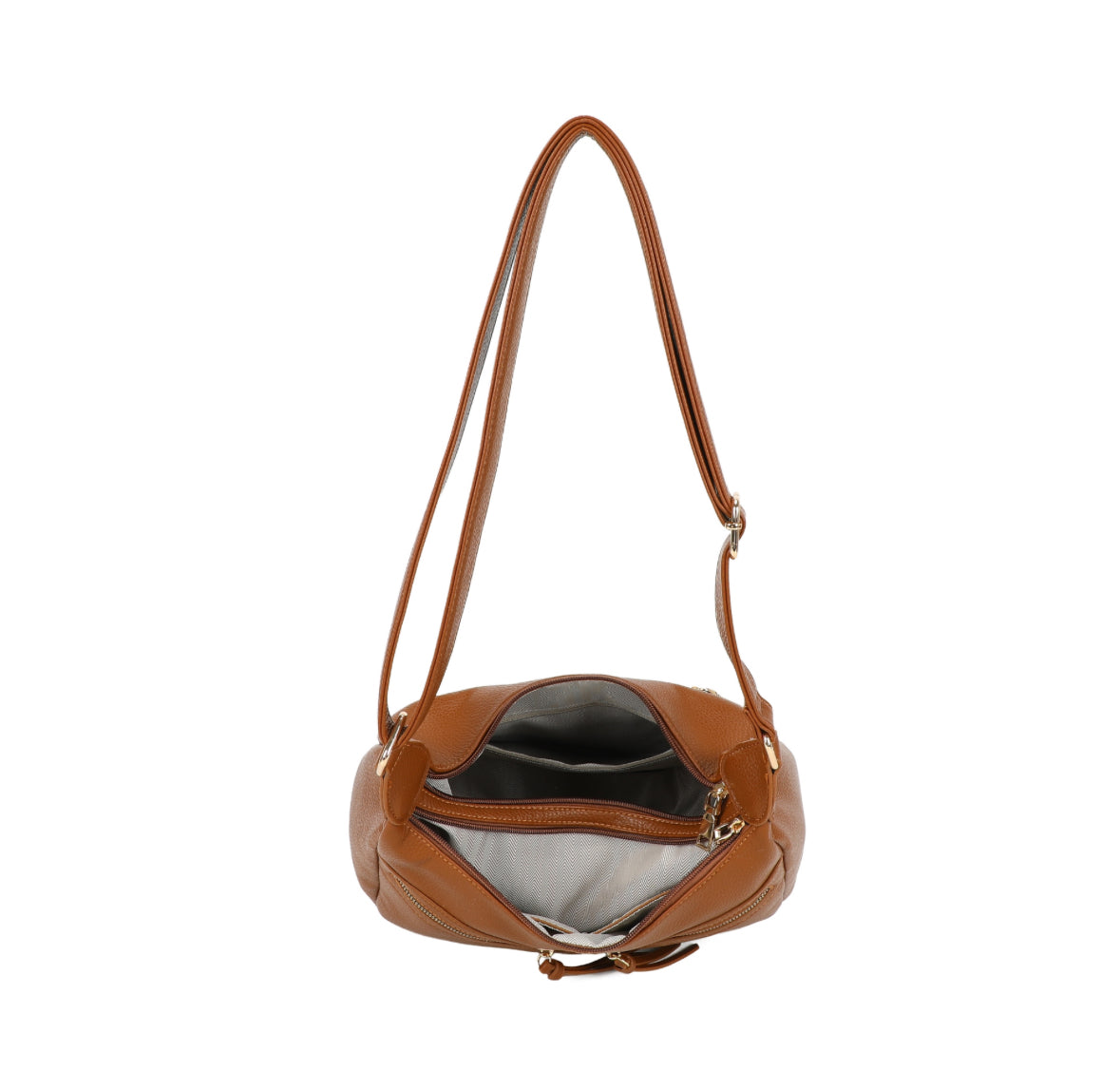 Large Double Tassel Crossbody Bag