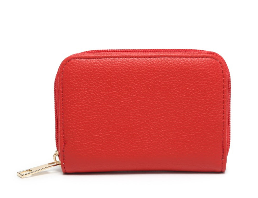 Plain Single Zip Coin Purse