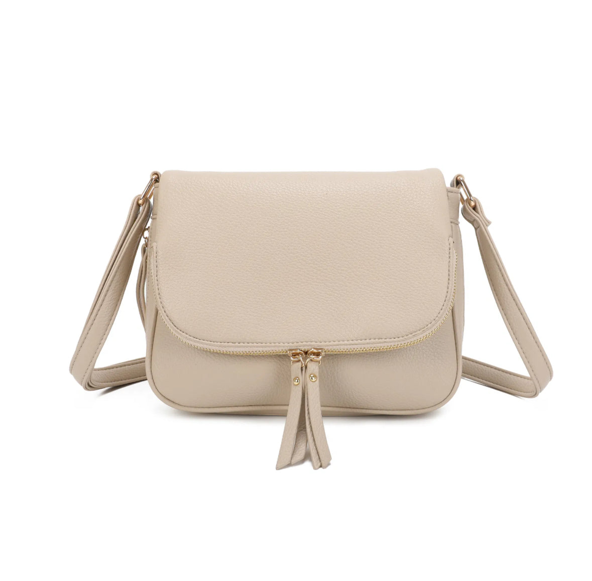 Tassel Zip Crossbody Bag