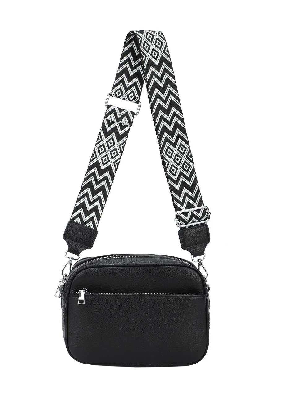 Double Zip Crossbody Bag