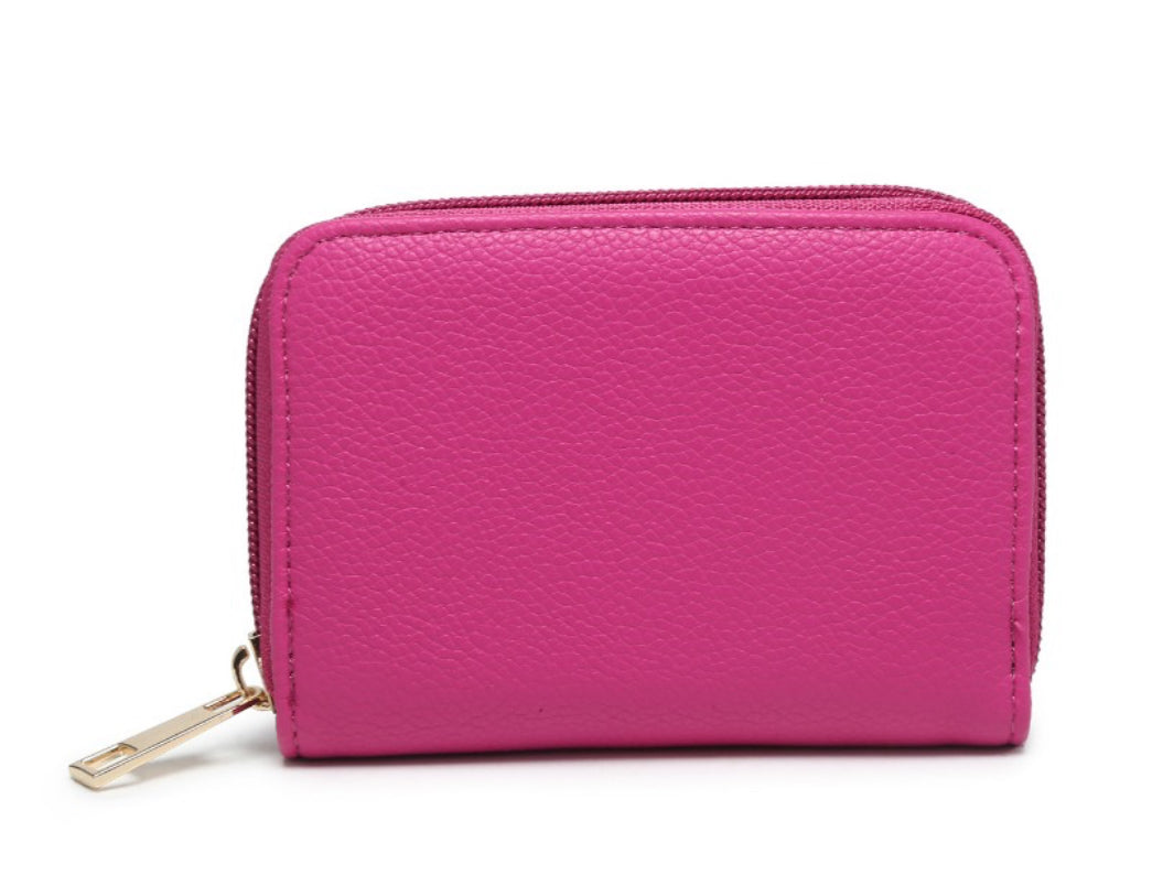 Plain Single Zip Coin Purse