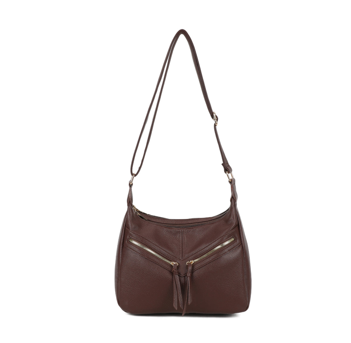 Large Double Tassel Crossbody Bag