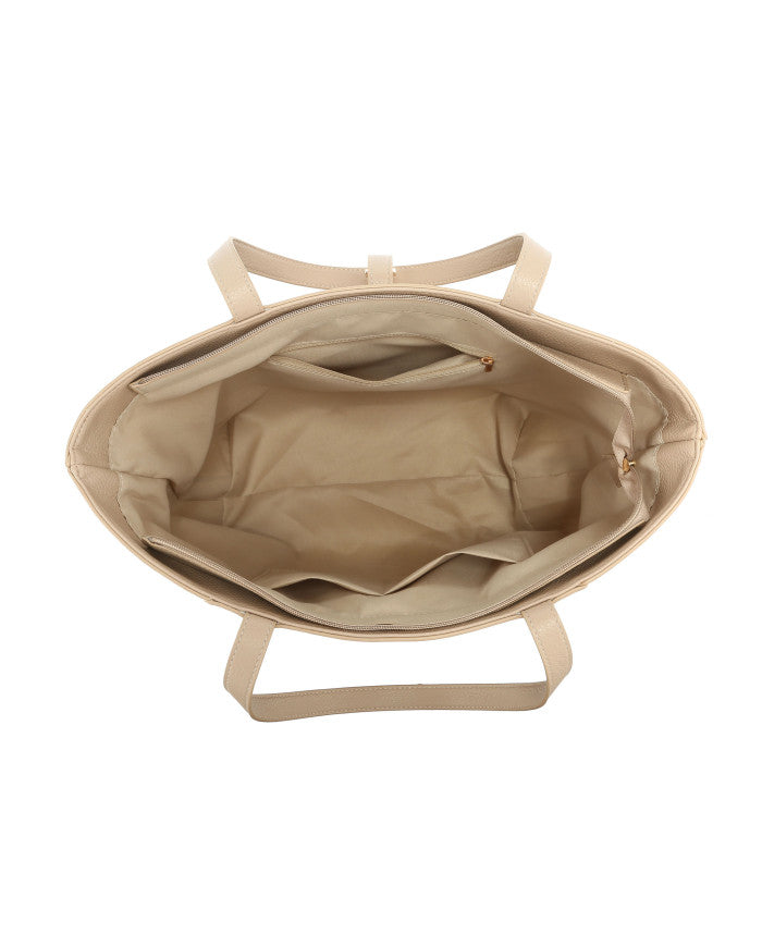 Oversized Handbag - Stone