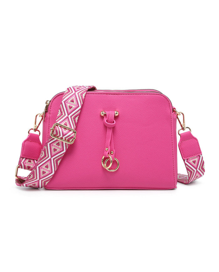 Ring Cross Body Bag - Pink