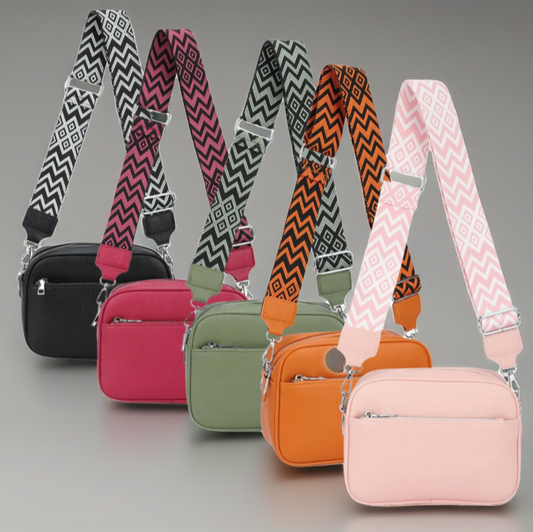 Double Zip Crossbody Bag