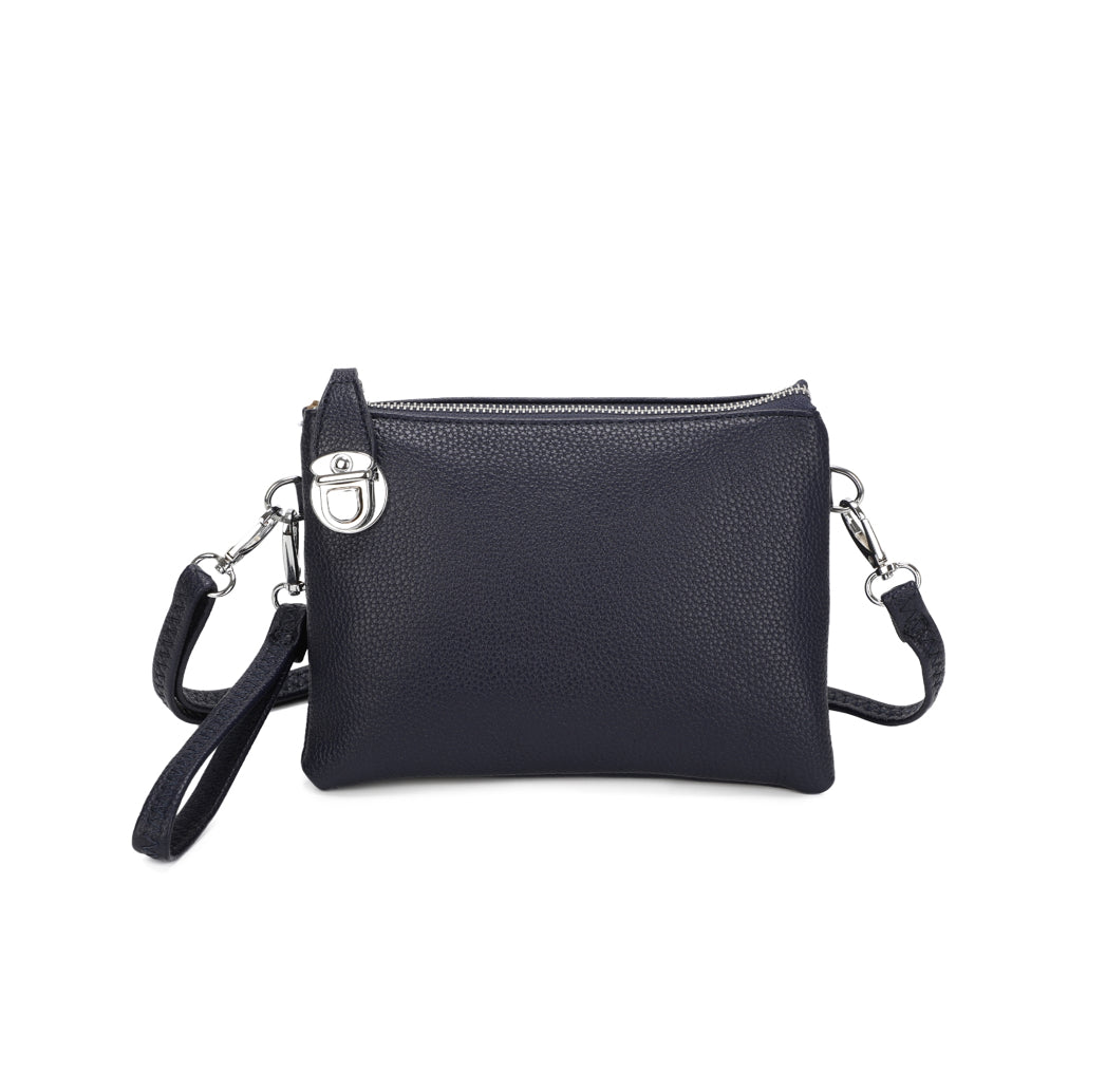 Triple Compartment Crossbody Bag