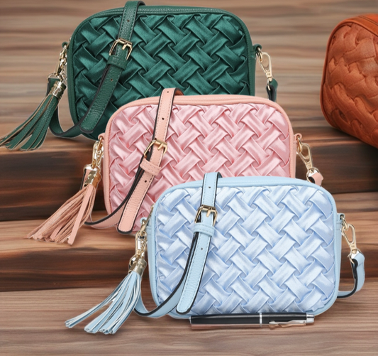 Woven Style Crossbody Bag