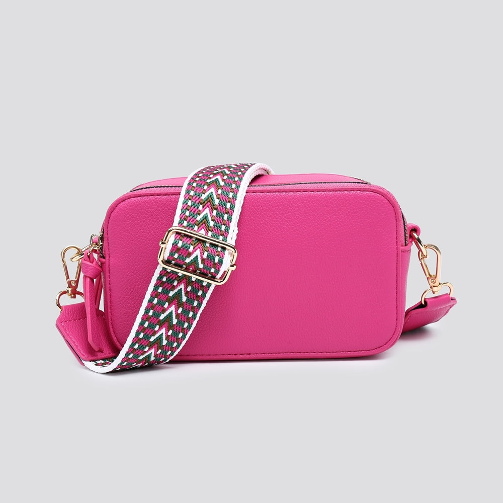 Double Zip Crossbody Bag