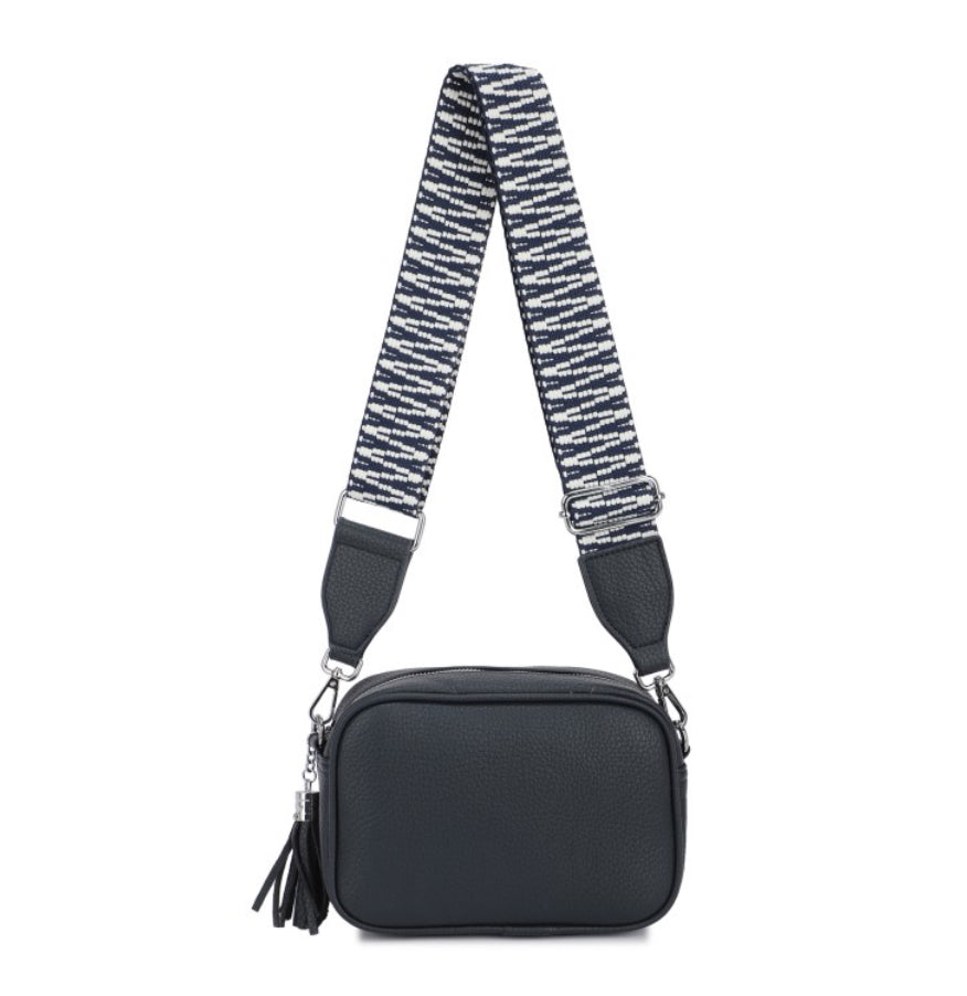 Single Zip Tassel Crossbody Bag