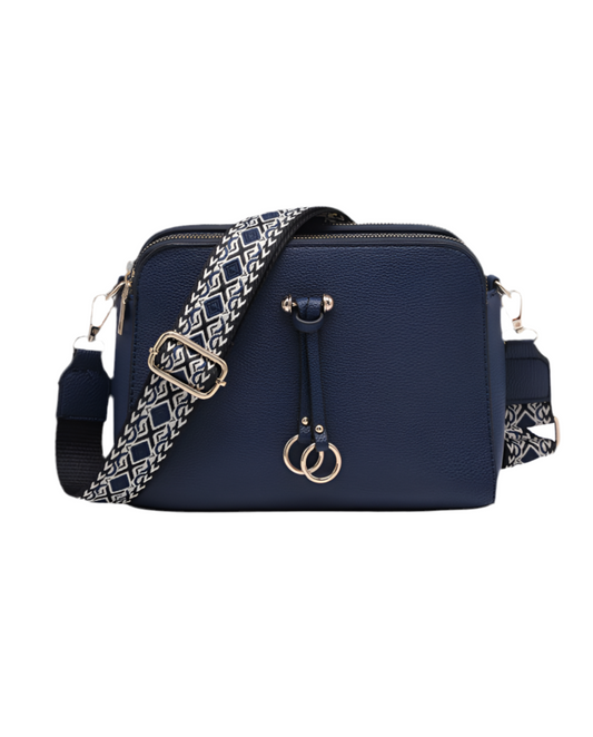 Ring Cross Body Bag - Navy