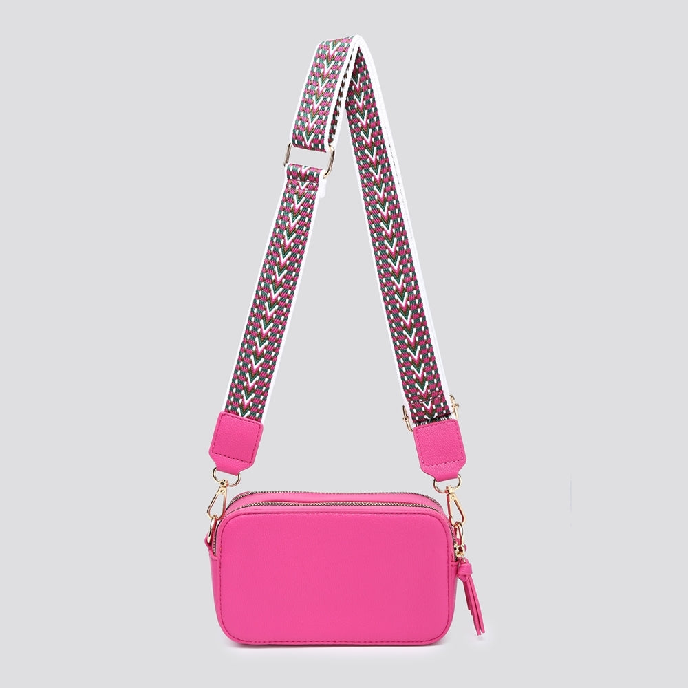 Double Zip Crossbody Bag