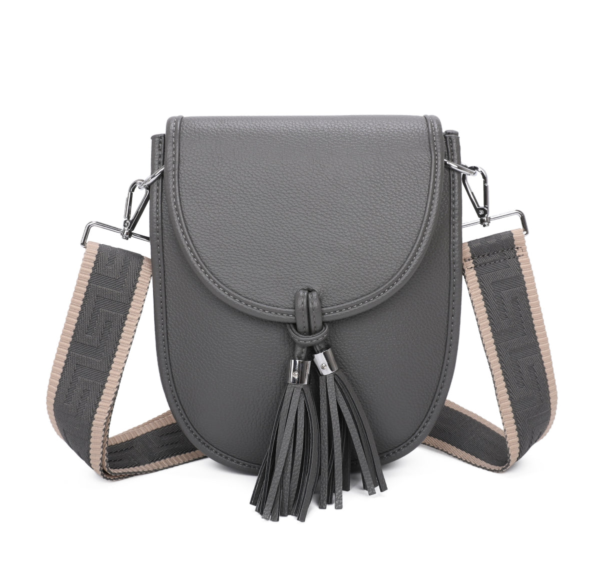 Double Tassel Crossbody Bag