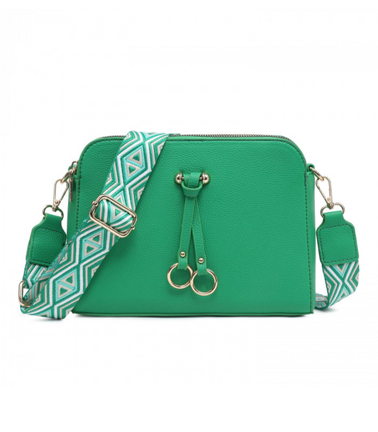 Ring Cross Body Bag - Green