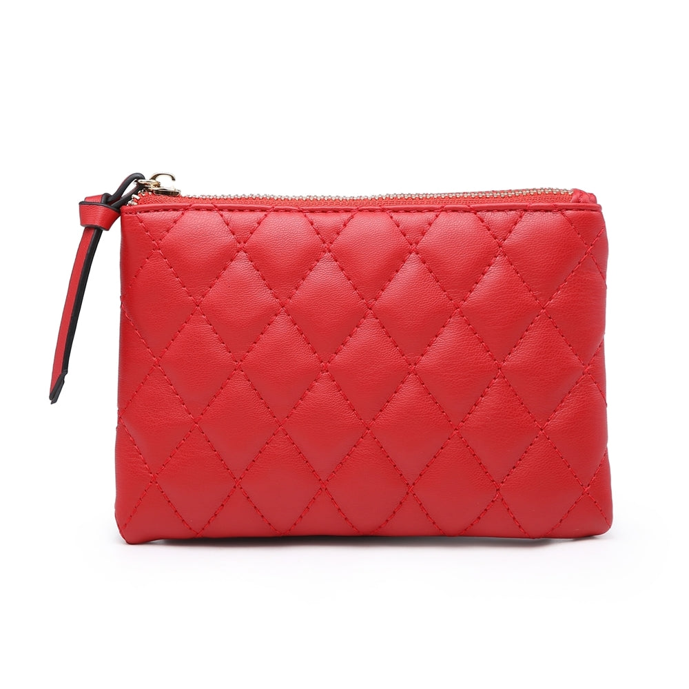 Quilted Zip Coin Purse