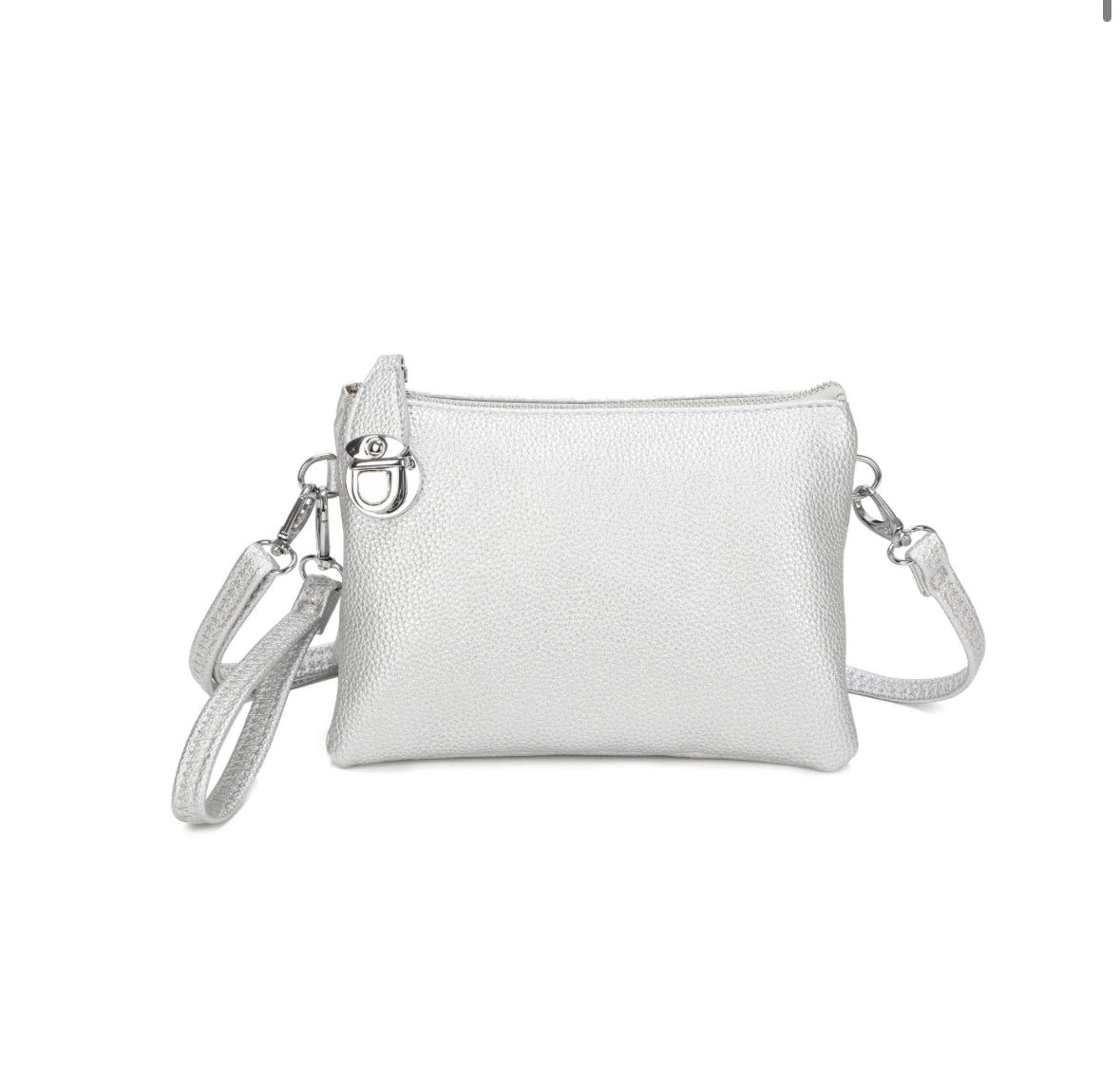 Triple Compartment Crossbody Bag