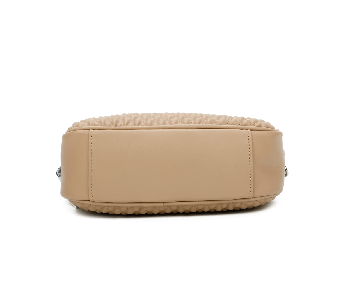Quilted Tassel Crossbody Bag