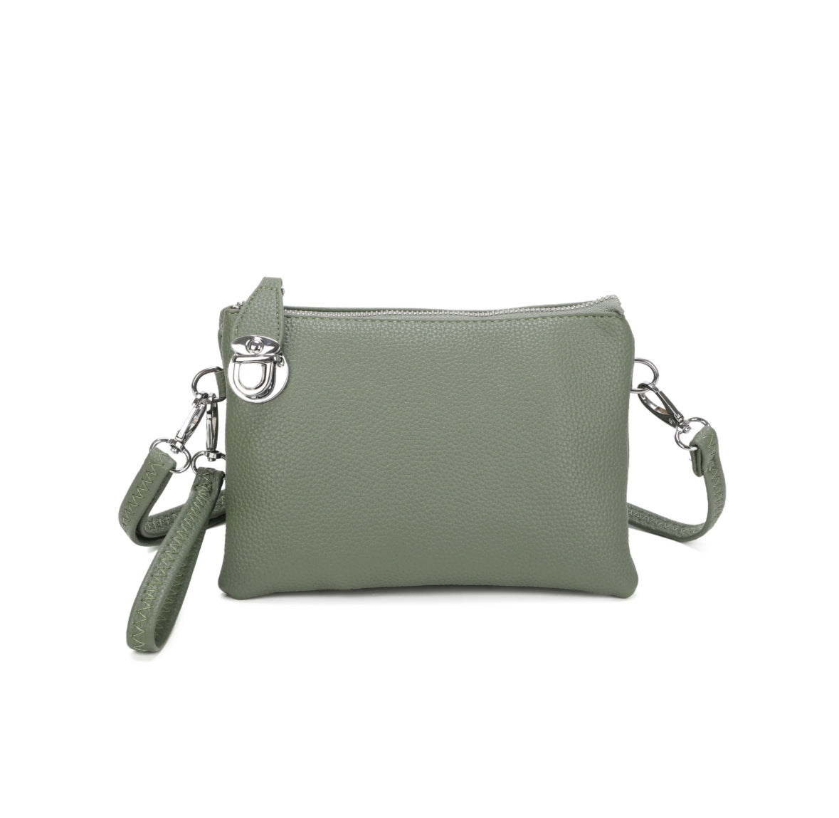 Triple Compartment Crossbody Bag