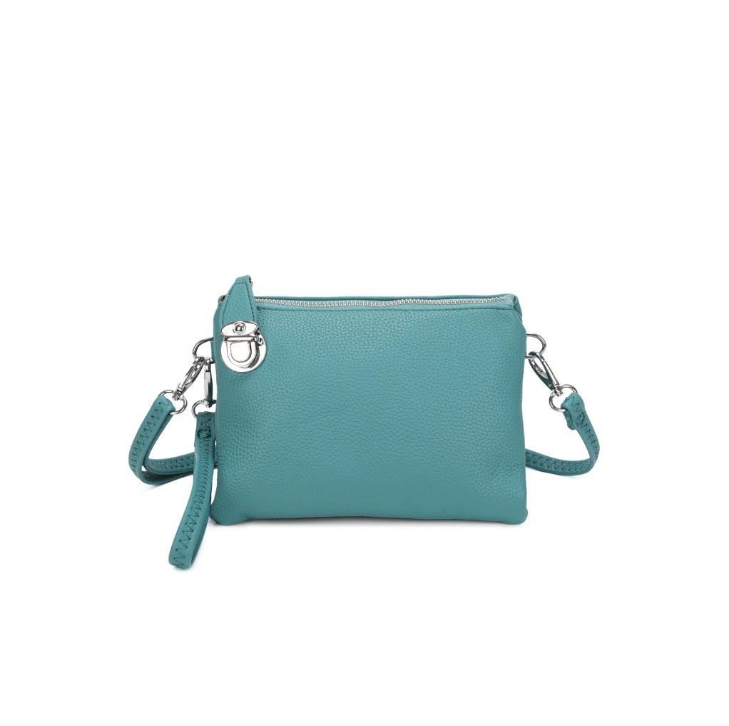 Triple Compartment Crossbody Bag