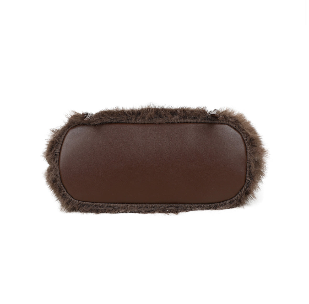Large Faux Fur Grab Crossbody Bag