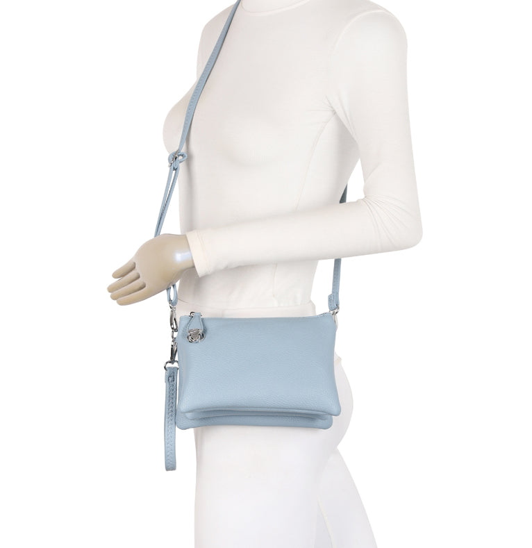 Triple Compartment Crossbody Bag
