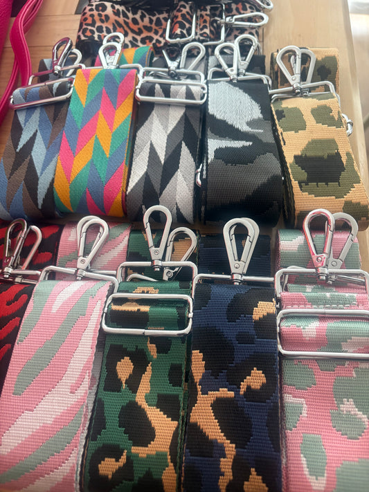 Patterned Adjustable Bag Strap