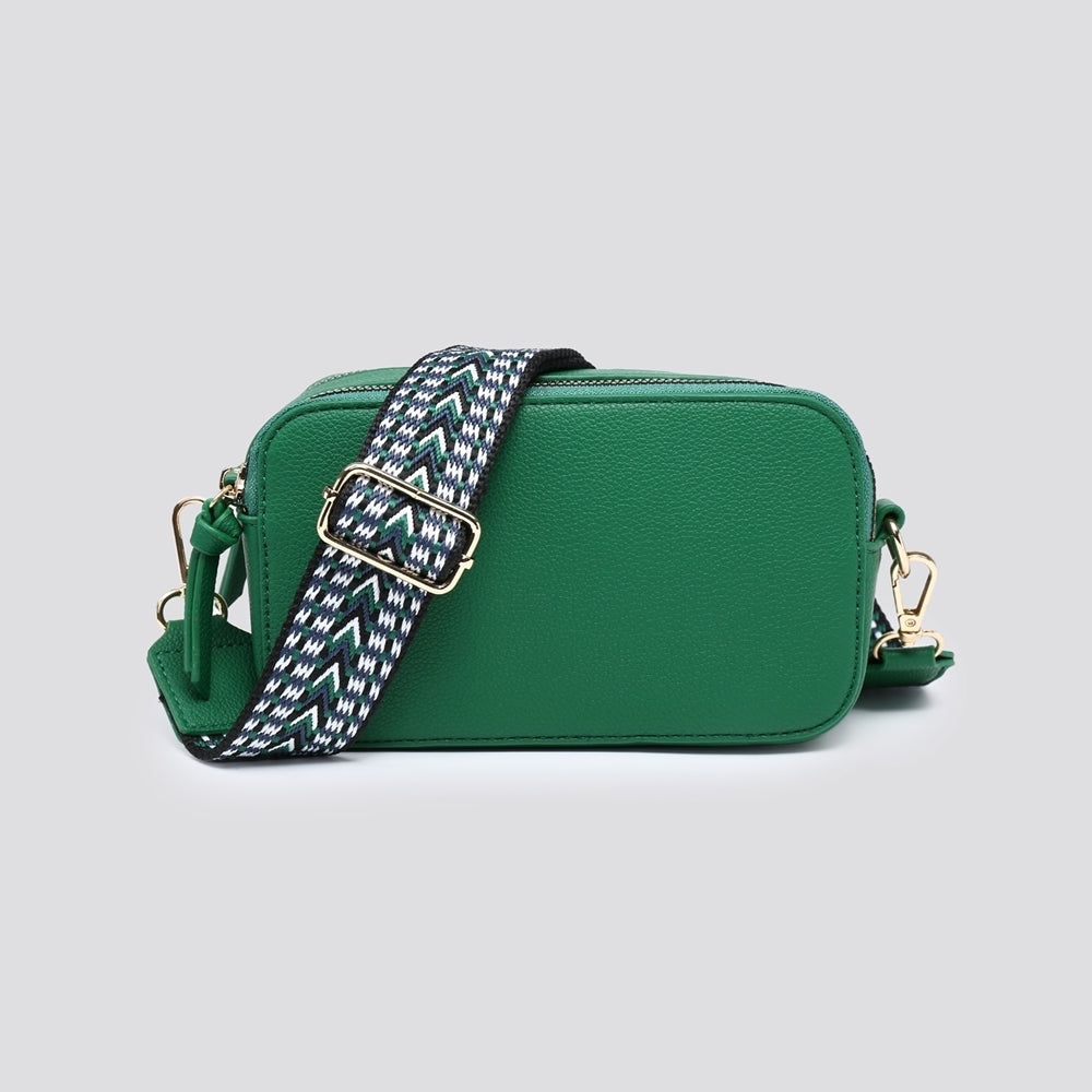 Double Zip Crossbody Bag