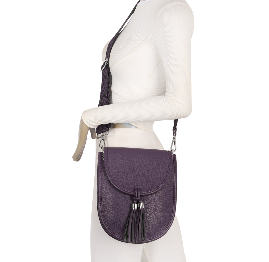 Double Tassel Crossbody Bag