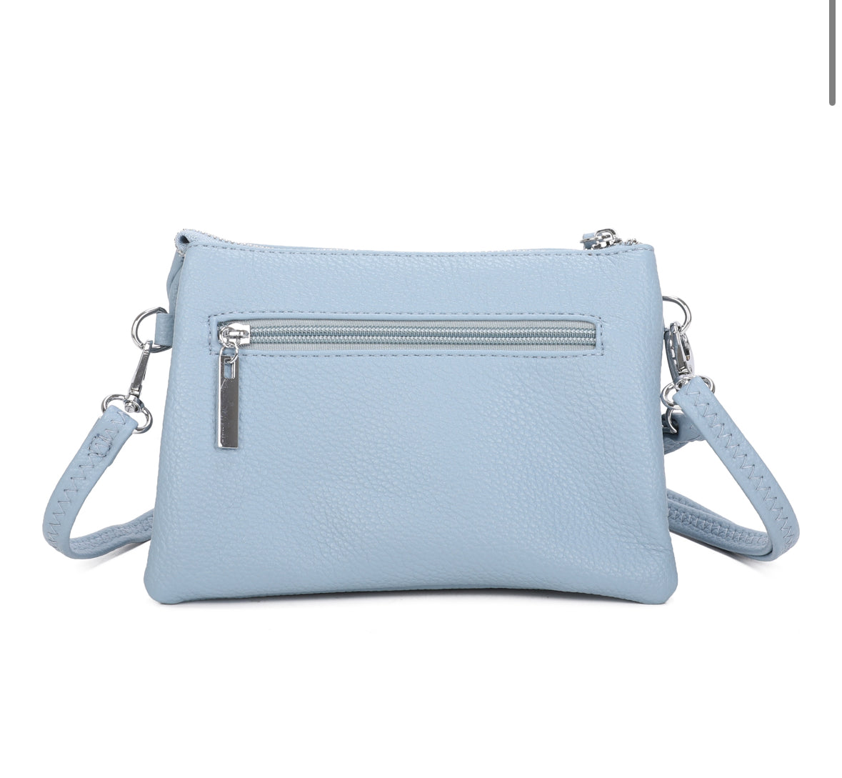 Triple Compartment Crossbody Bag