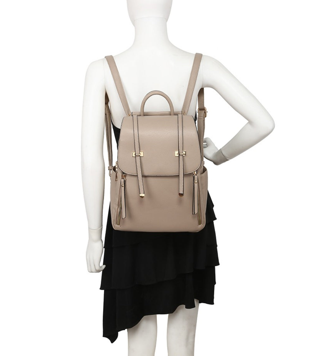 Double Zip Backpack