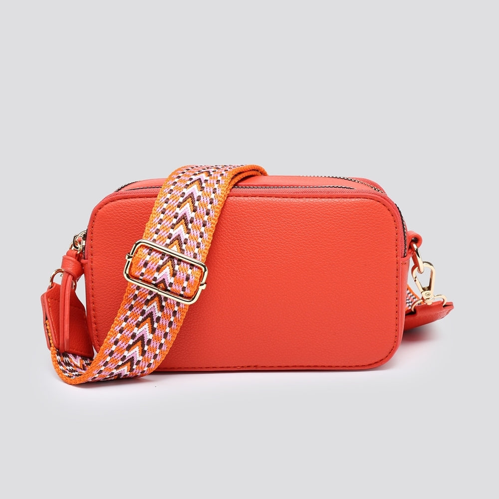 Double Zip Crossbody Bag