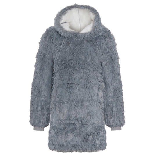 Long Pile Fluffy Hoodie Loungewear