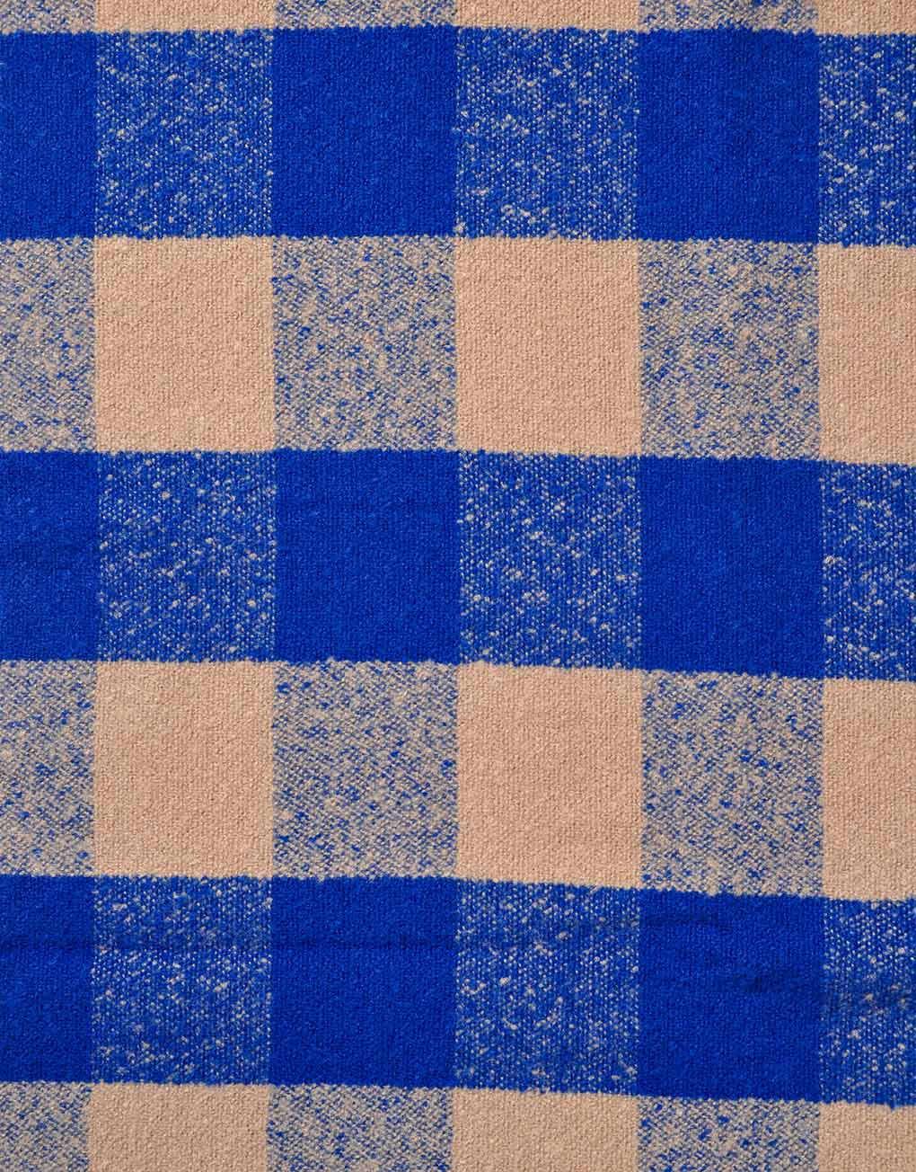 Check Pattern Cashmere Blend Scarf
