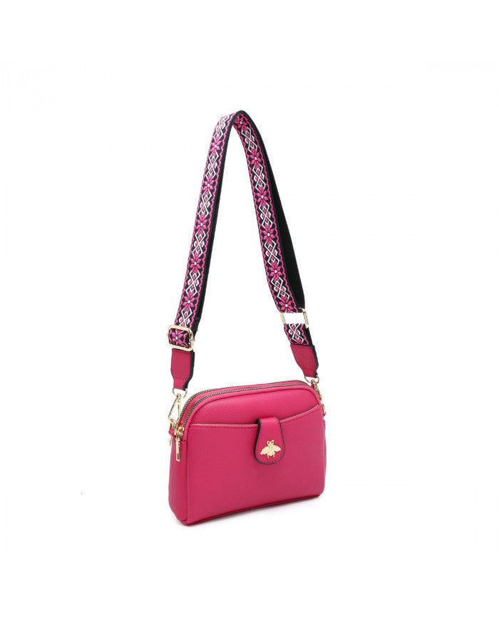 Bee Cross Body Bag - Pink