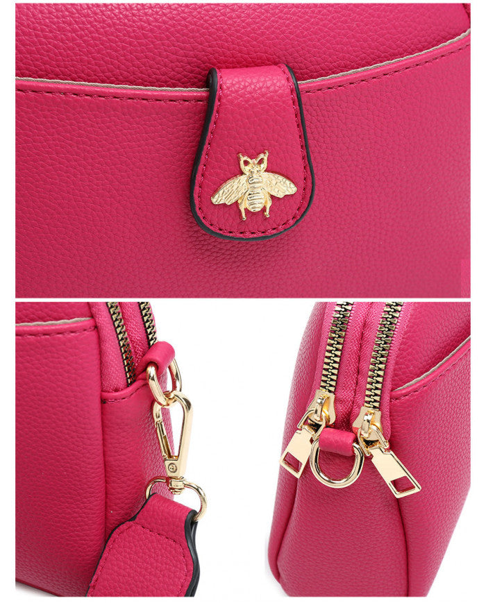 Bee Cross Body Bag - Pink