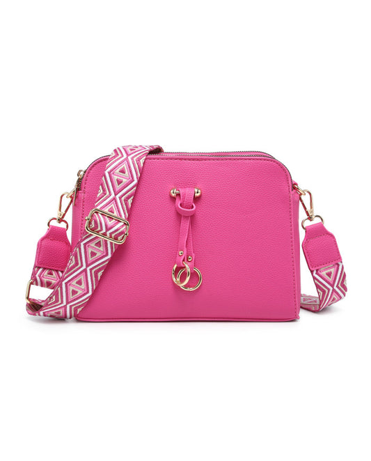 Ring Cross Body Bag - Pink